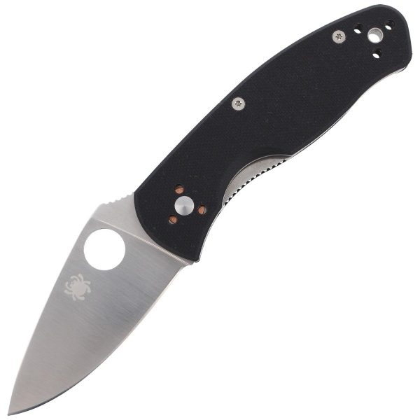 Nóż składany Spyderco Persistence G-10 Black Plain (C136GP)-1