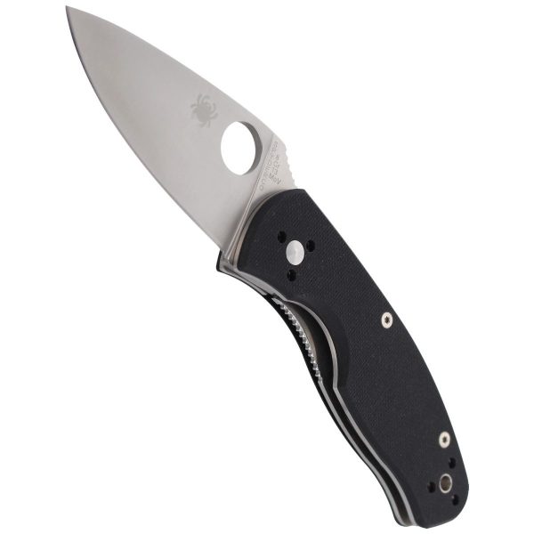 Nóż składany Spyderco Persistence G-10 Black Plain (C136GP)-4