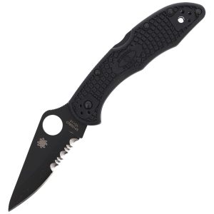 Nóż Spyderco Delica 4 FRN Black/Black Blade (C11PSBBK)-1