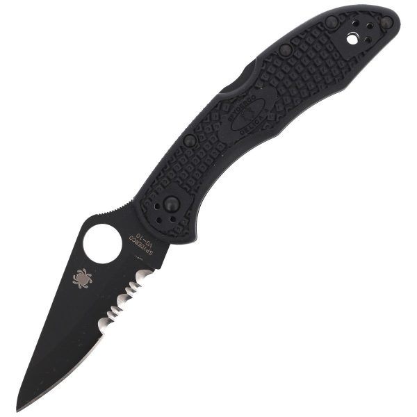 Nóż Spyderco Delica 4 FRN Black/Black Blade (C11PSBBK)-1