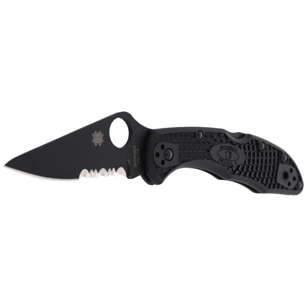 Nóż Spyderco Delica 4 FRN Black/Black Blade (C11PSBBK) 2 Nóż Spyderco Delica 4 FRN Black/Black Blade (C11PSBBK)