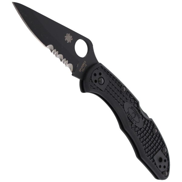 Nóż Spyderco Delica 4 FRN Black/Black Blade (C11PSBBK)-4