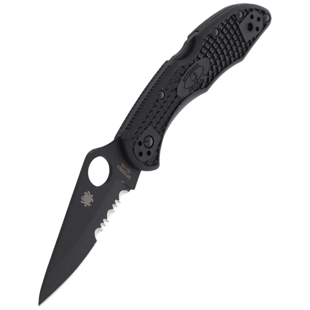 Nóż Spyderco Delica 4 FRN Black/Black Blade (C11PSBBK) 5 Nóż Spyderco Delica 4 FRN Black/Black Blade (C11PSBBK)