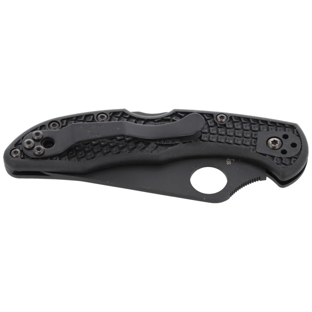 Nóż Spyderco Delica 4 FRN Black/Black Blade (C11PSBBK) 6 Nóż Spyderco Delica 4 FRN Black/Black Blade (C11PSBBK)