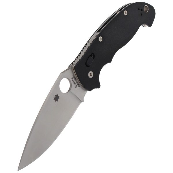 Nóż składany Spyderco Manix 2 XL G-10 Black Plain (C95GP2)-5