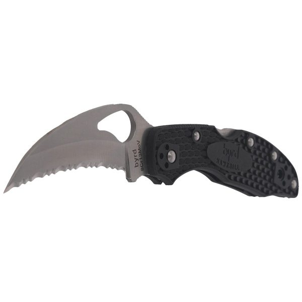 Nóż Spyderco Hawkbill Byrd FRN Black, Spyder (BY22SBK)-2
