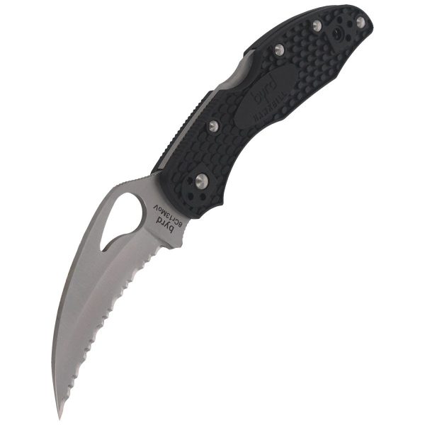 Nóż Spyderco Hawkbill Byrd FRN Black, Spyder (BY22SBK)-5