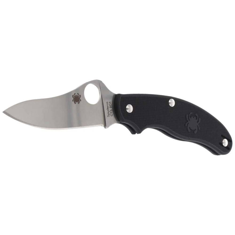 Nóż składany Spyderco UK Penknife Drop Point Black FRN, Satin CTS BD1N by Sal Glesser (C94PBK3) 2 Nóż składany Spyderco UK Penknife Drop Point Black FRN, Satin CTS BD1N by Sal Glesser (C94PBK3)