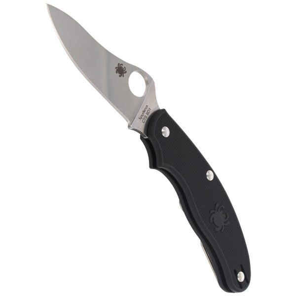 Nóż składany Spyderco UK Penknife Drop Point Black FRN, Satin CTS BD1N by Sal Glesser (C94PBK3)-4