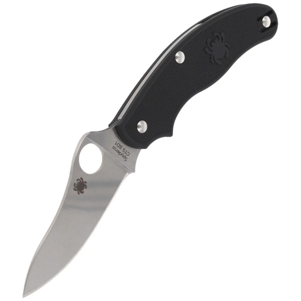 Nóż składany Spyderco UK Penknife Drop Point Black FRN, Satin CTS BD1N by Sal Glesser (C94PBK3) 5 Nóż składany Spyderco UK Penknife Drop Point Black FRN, Satin CTS BD1N by Sal Glesser (C94PBK3)
