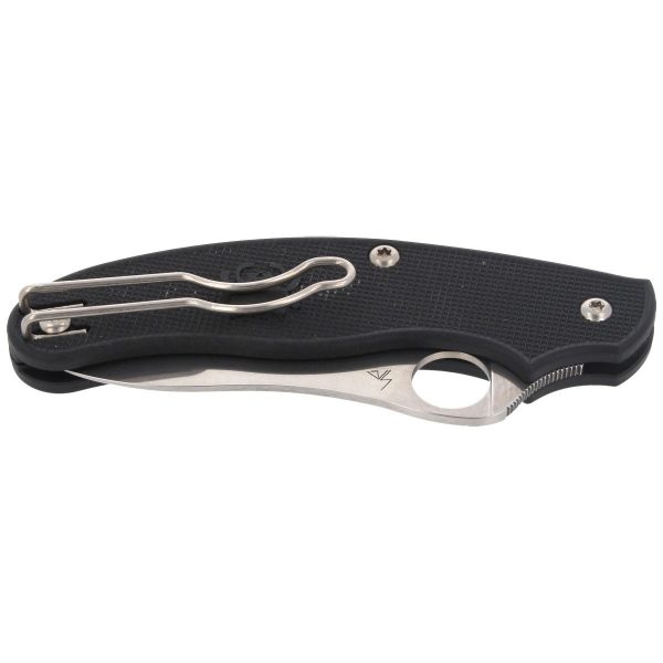 Nóż składany Spyderco UK Penknife Drop Point Black FRN, Satin CTS BD1N by Sal Glesser (C94PBK3)-6