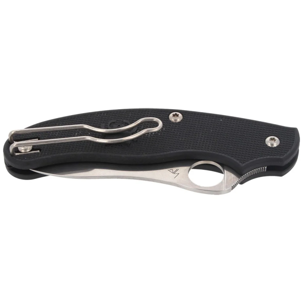 Nóż składany Spyderco UK Penknife Drop Point Black FRN, Satin CTS BD1N by Sal Glesser (C94PBK3) 6 Nóż składany Spyderco UK Penknife Drop Point Black FRN, Satin CTS BD1N by Sal Glesser (C94PBK3)
