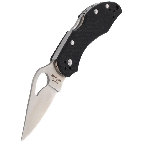 Nóż Spyderco Byrd Robin 2 G-10 Black, Plain (BY10GP2)-5