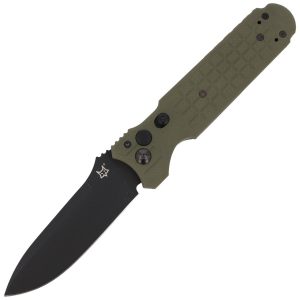 Nóż automatyczny Fox Predator II 2F Full Auto OD Green FRN, Black Idroglider N690Co (FX-448 OD)-1