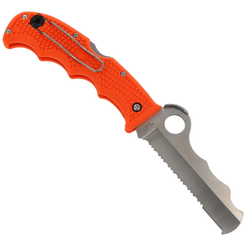 Nóż Spyderco Assist FRN Orange (C79PSOR) 3 Nóż Spyderco Assist FRN Orange (C79PSOR)