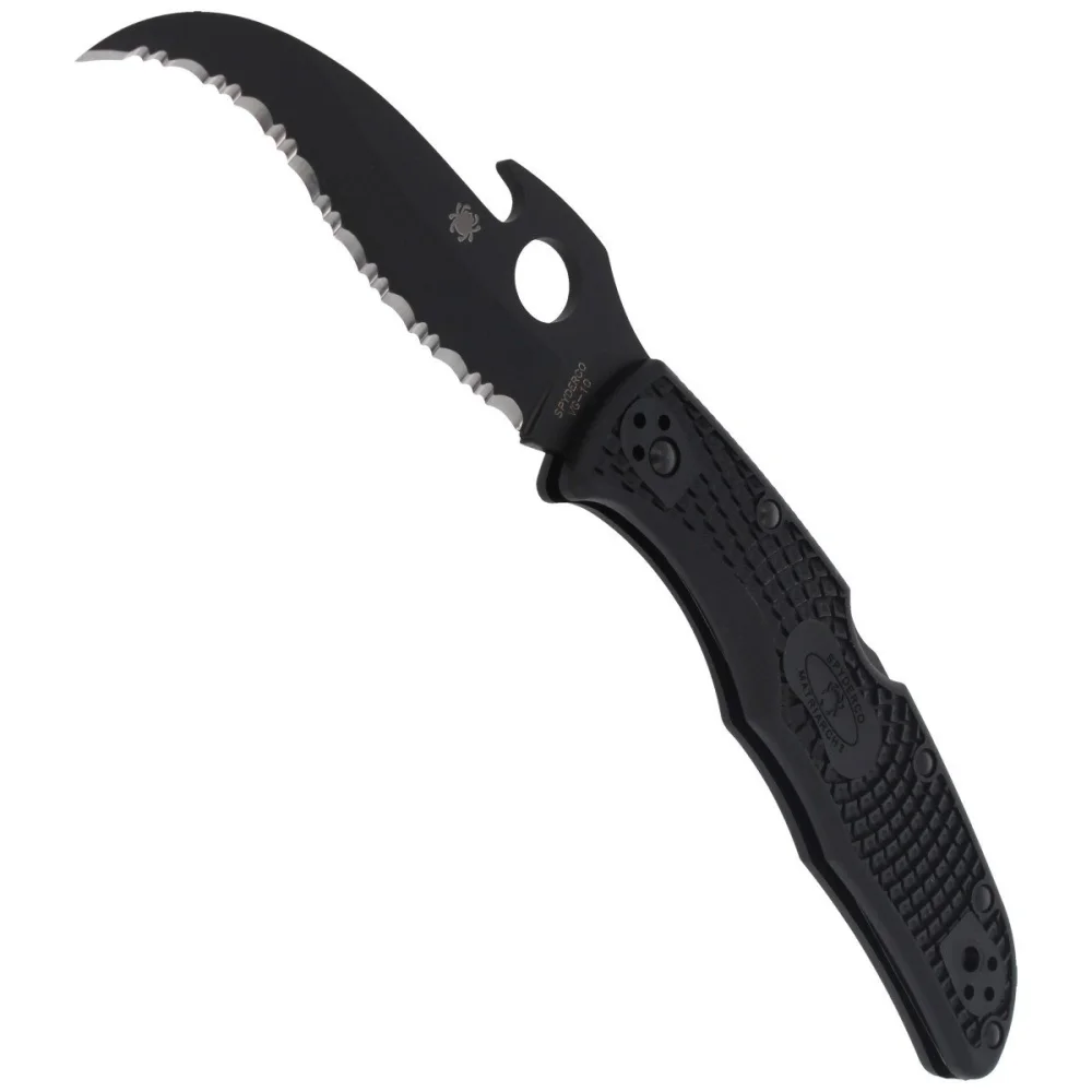 Nóż Spyderco Matriarch 2 FRN Emerson Opener Black Blade (C12SBBK2W) 4 Nóż Spyderco Matriarch 2 FRN Emerson Opener Black Blade (C12SBBK2W)