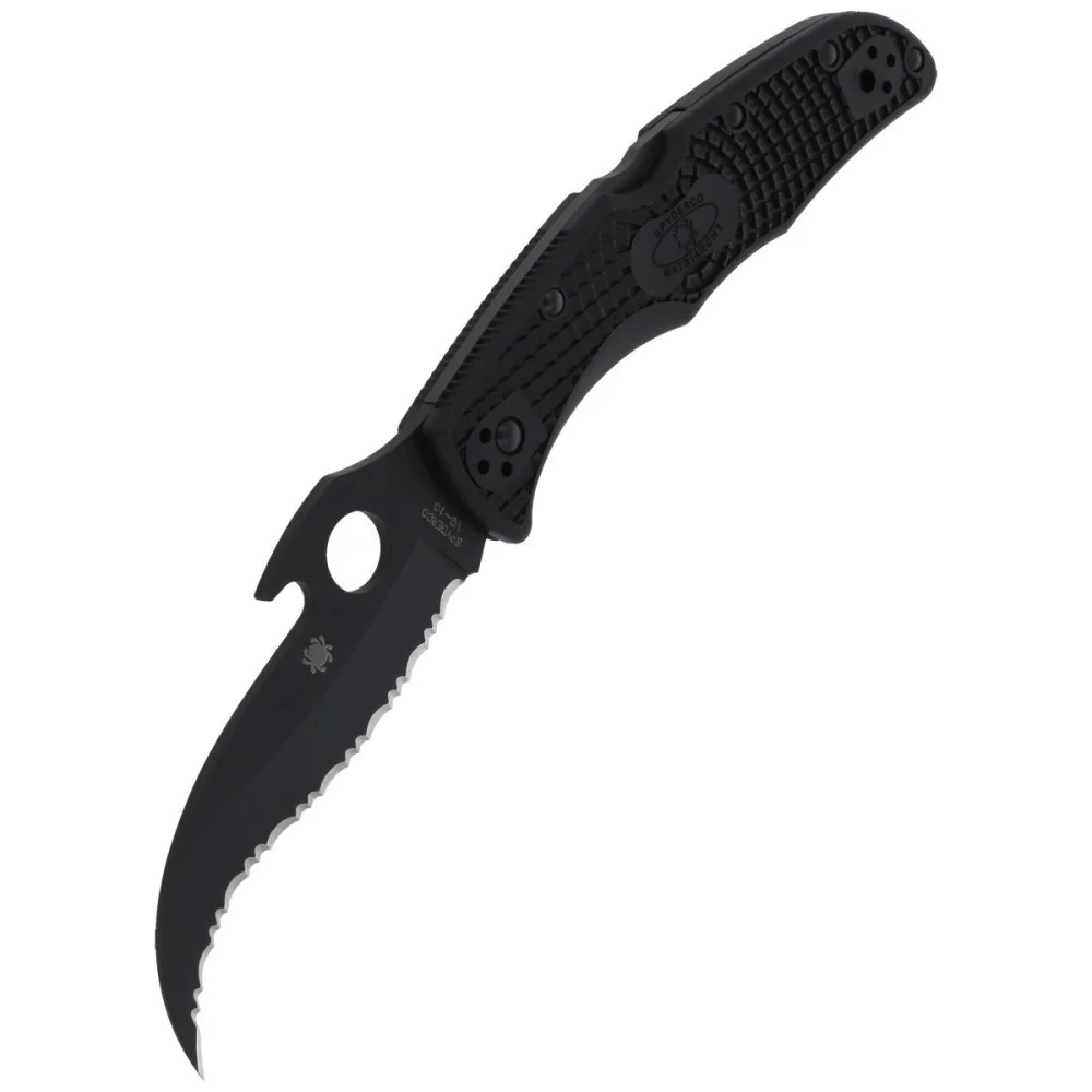 Nóż Spyderco Matriarch 2 FRN Emerson Opener Black Blade (C12SBBK2W) 5 Nóż Spyderco Matriarch 2 FRN Emerson Opener Black Blade (C12SBBK2W)