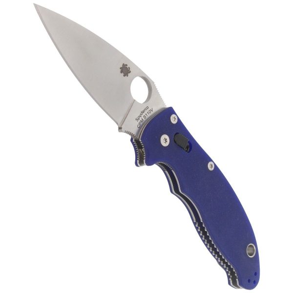 Nóż Spyderco Manix 2 G-10 Dark Blue CPM S110V (C101GPDBL2)-4