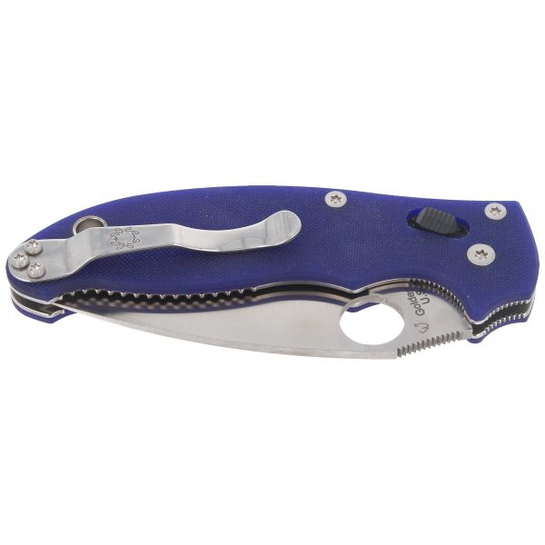 Nóż Spyderco Manix 2 G-10 Dark Blue CPM S110V (C101GPDBL2)-6