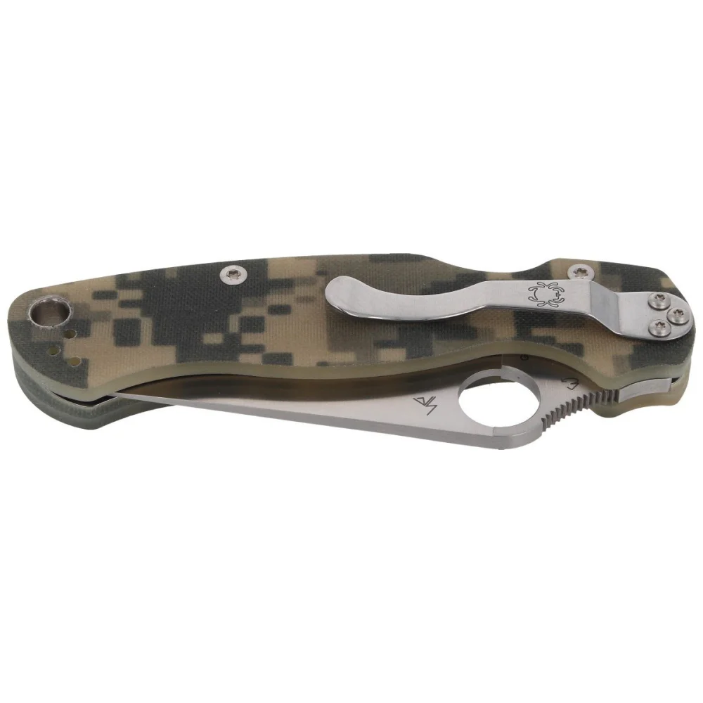 Nóż składany Spyderco Para Military 2 G-10 Camo Plain (C81GPCMO2) 6 Nóż składany Spyderco Para Military 2 G-10 Camo Plain (C81GPCMO2)