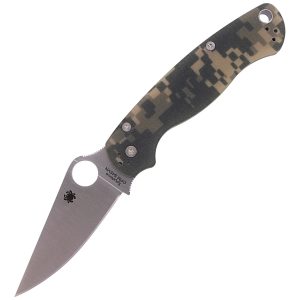 Nóż składany Spyderco Para Military 2 G-10 Camo Plain (C81GPCMO2)-1