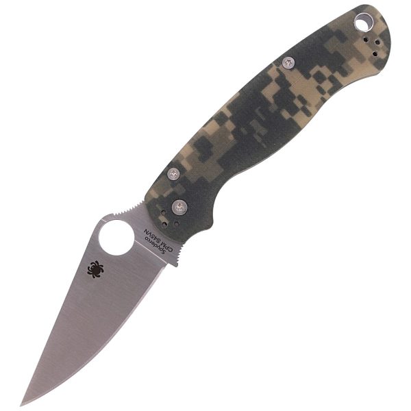 Nóż składany Spyderco Para Military 2 G-10 Camo Plain (C81GPCMO2)-1