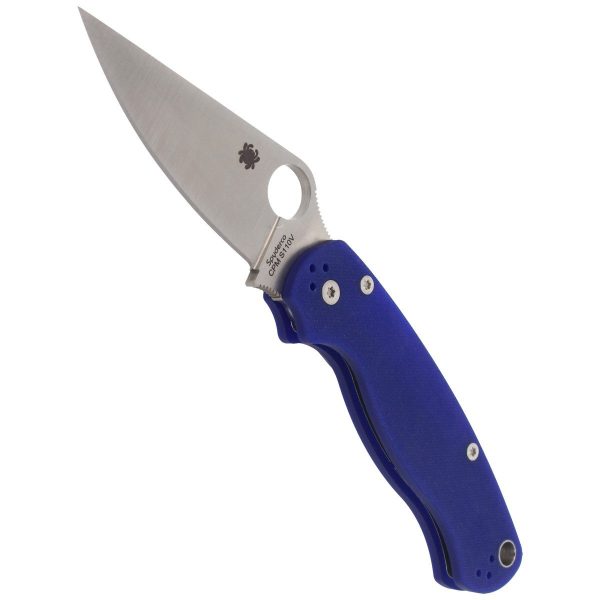 Nóż składany Spyderco Para Military 2 G-10 Dark Blue CPM S110V (C81GPDBL2)-4