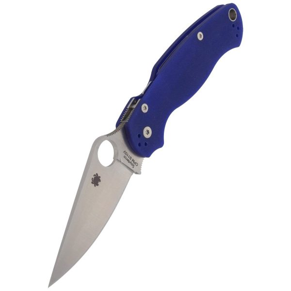 Nóż składany Spyderco Para Military 2 G-10 Dark Blue CPM S110V (C81GPDBL2)-5
