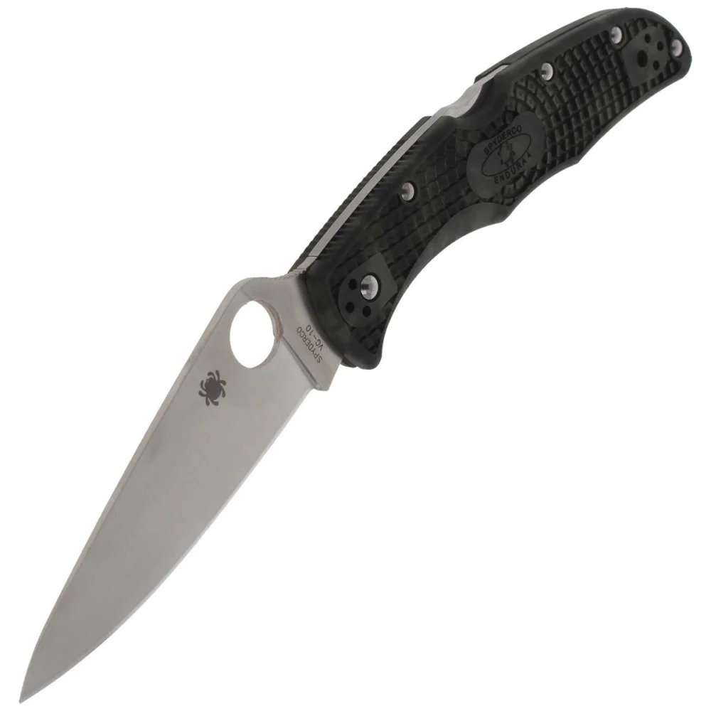 Nóż Spyderco Endura 4 FRN Zome Green Plain (C10ZFPGR) 4 Nóż Spyderco Endura 4 FRN Zome Green Plain (C10ZFPGR)