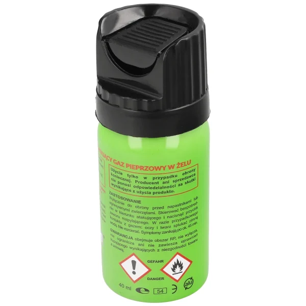 Gaz pieprzowy Sharg Defence Green Gel 2mln SHU 40ml Cone (10040-C)-5