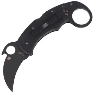 Nóż składany Spyderco Karambit Karahawk G-10 All Black (C170GBBKP)-1
