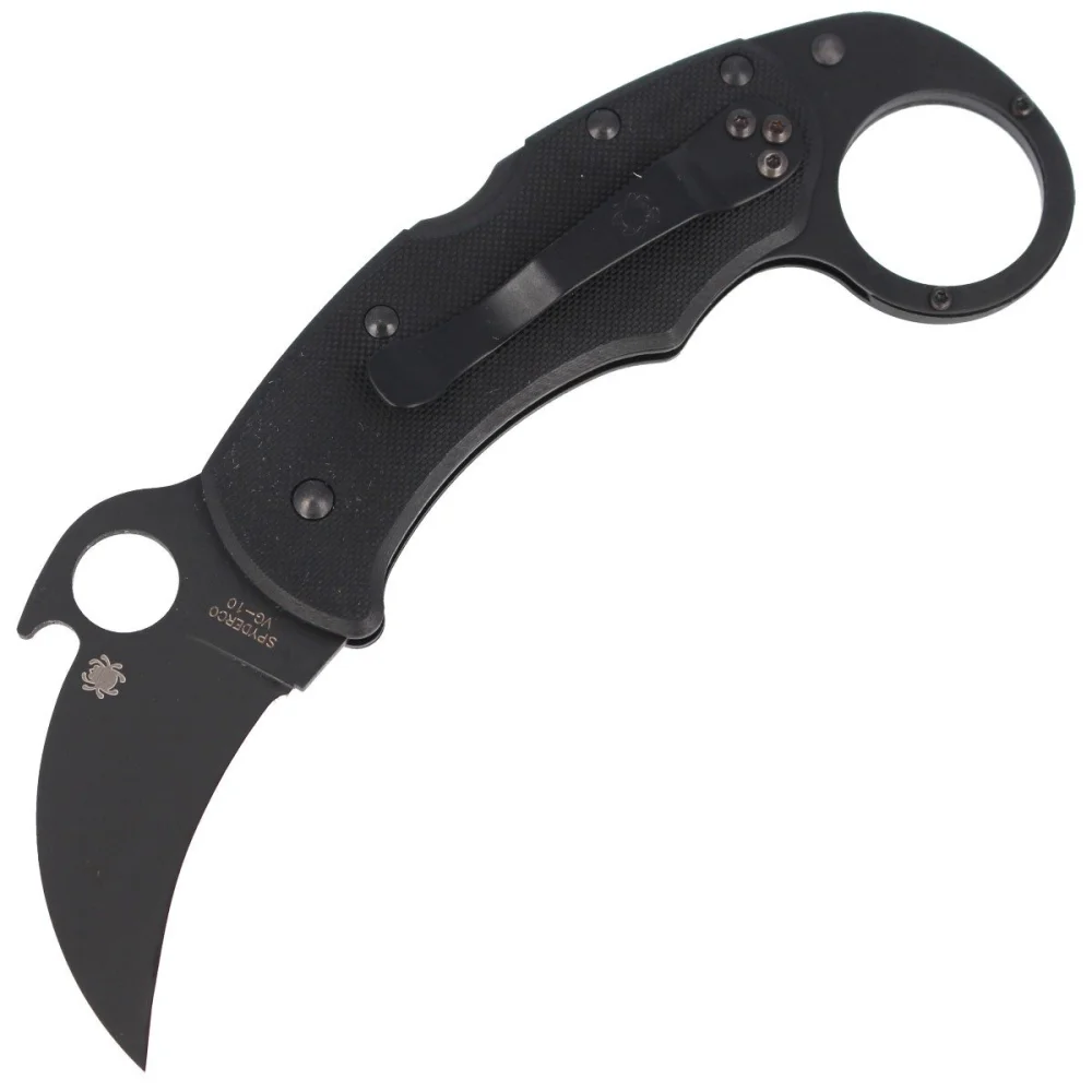 Nóż składany Spyderco Karambit Karahawk G-10 All Black (C170GBBKP) 1 Nóż składany Spyderco Karambit Karahawk G-10 All Black (C170GBBKP)