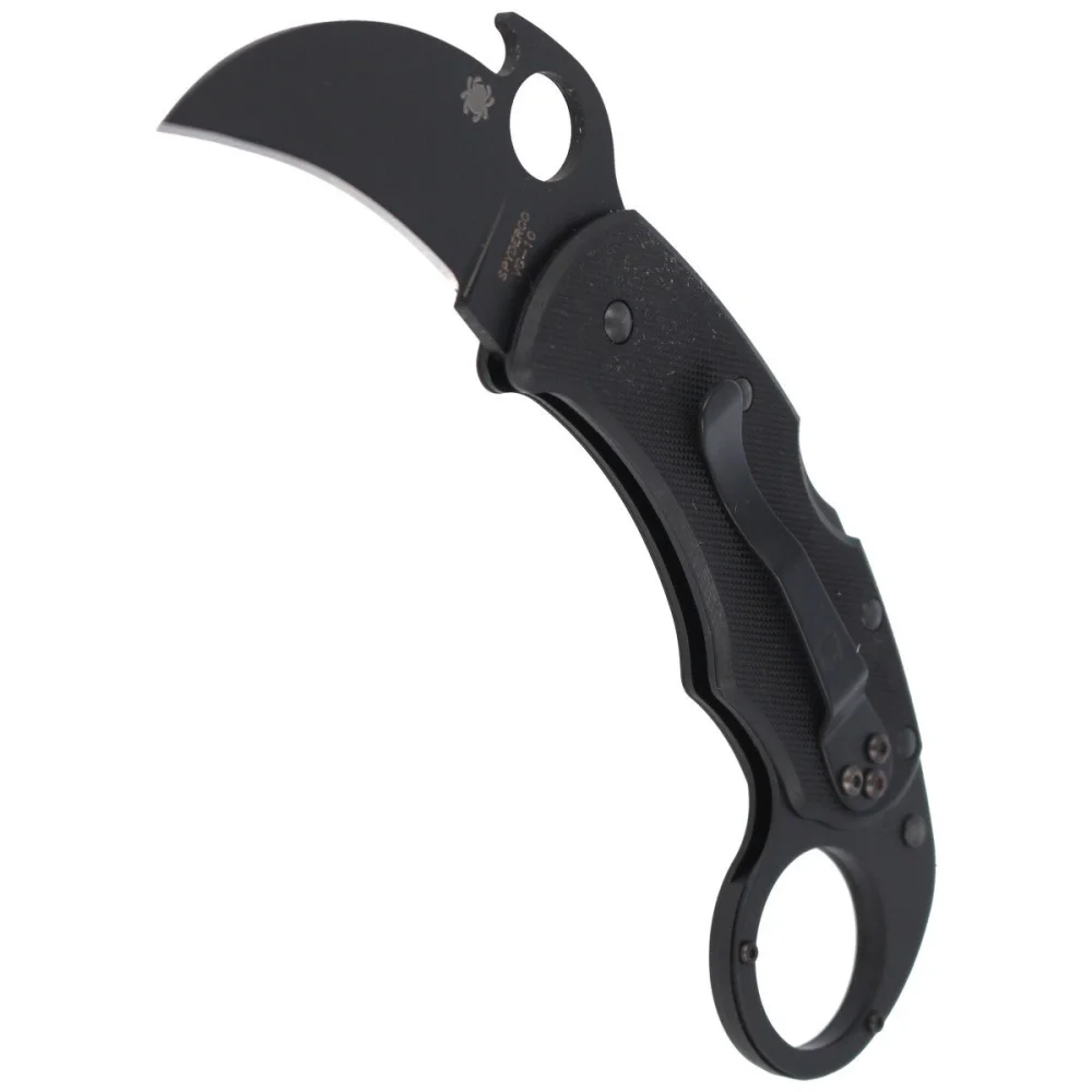 Nóż składany Spyderco Karambit Karahawk G-10 All Black (C170GBBKP) 4 Nóż składany Spyderco Karambit Karahawk G-10 All Black (C170GBBKP)