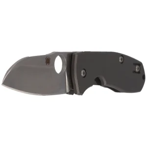 Nóż składany Spyderco Techno 2 Gray Titanium, Stonewashed CTS XHP by Marcin Slysz (C158TIP2)