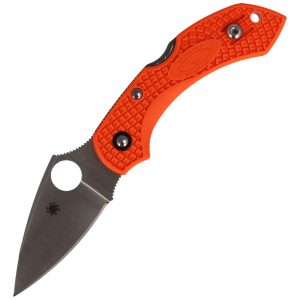 Nóż Spyderco DragonFly 2 Lightweight Orange Plain (C28POR2)-1