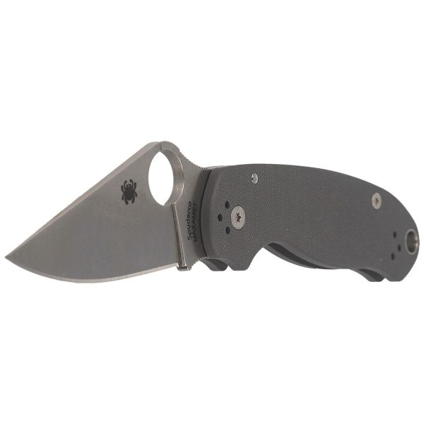 Nóż składany Spyderco Para 3 G-10 Dark Gray Maxamet Plain (C223GPDGY)-3