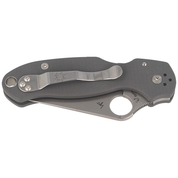Nóż składany Spyderco Para 3 G-10 Dark Gray Maxamet Plain (C223GPDGY)-4