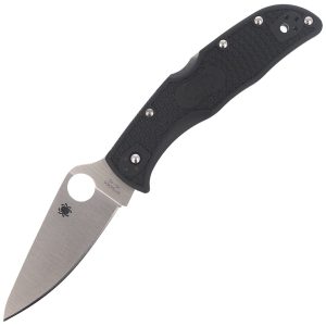 Nóż Spyderco Endela Lightweight FRN Black Plain (C243PBK)-2