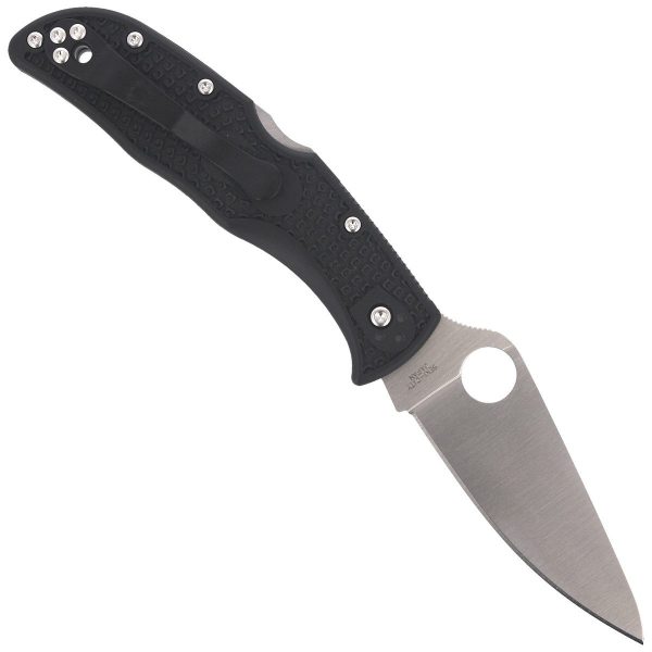 Nóż Spyderco Endela Lightweight FRN Black Plain (C243PBK)-4