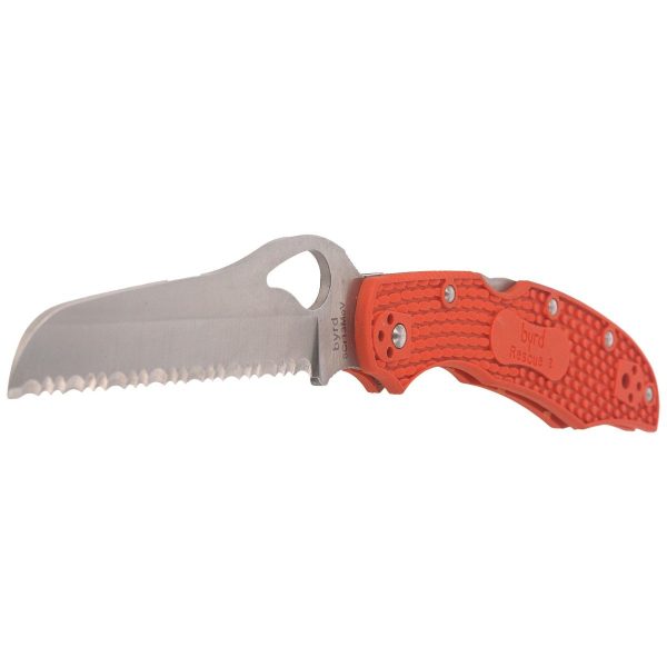 Nóż Spyderco Byrd Cara Cara Rescue 2 FRN Orange, Spyder (BY17SOR2)-3