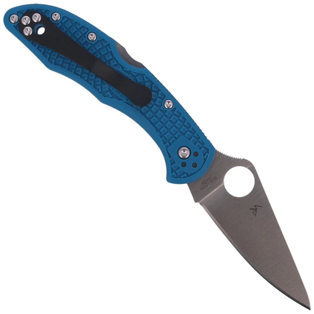 Nóż składany Spyderco Delica 4 FRN Blue Flat Ground Plain (C11FPBL) 4 Nóż składany Spyderco Delica 4 FRN Blue Flat Ground Plain (C11FPBL)