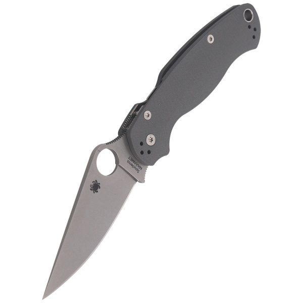 Nóż składany Spyderco Para Military 2 G-10 Dark Gray Maxamet Plain (C81GPDGY2)-6