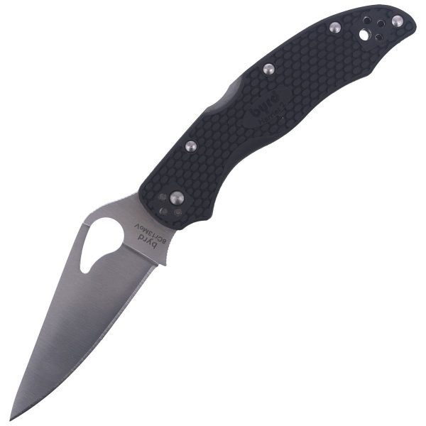 Nóż składany Spyderco Byrd Harrier 2 Lightweight Black, Plain (BY01PBK2)-2
