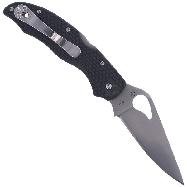 Nóż składany Spyderco Byrd Harrier 2 Lightweight Black, Plain (BY01PBK2)-4