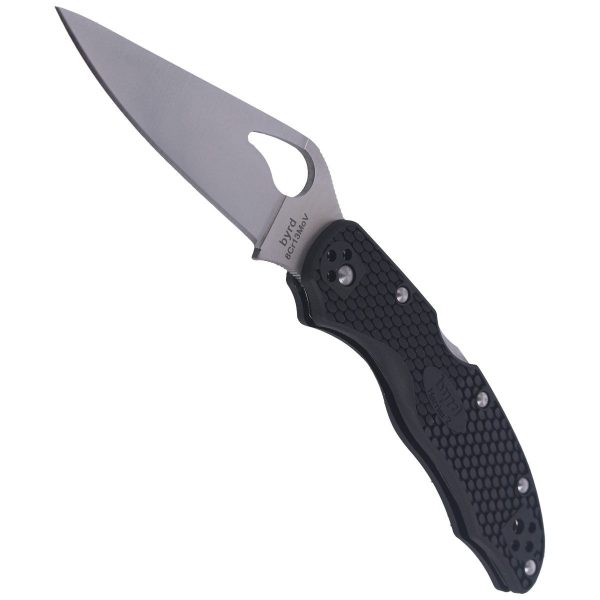 Nóż składany Spyderco Byrd Harrier 2 Lightweight Black, Plain (BY01PBK2)-5