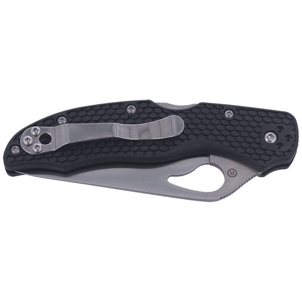 Nóż składany Spyderco Byrd Harrier 2 Lightweight Black, Plain (BY01PBK2)-8