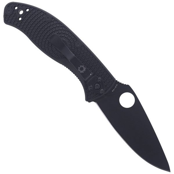 Nóż składany Spyderco Tenacious Lightweight Black FRN, Black 8Cr13MoV by Eric Glesser (C122PBBK)-4