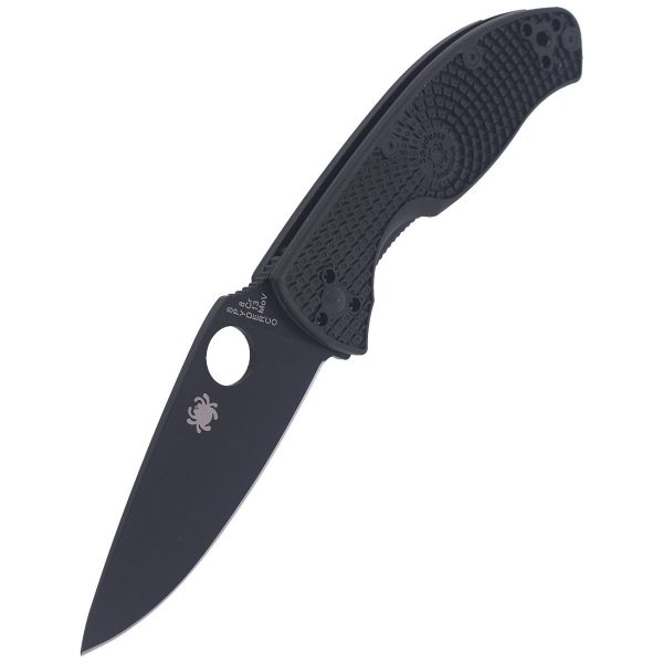 Nóż składany Spyderco Tenacious Lightweight Black FRN, Black 8Cr13MoV by Eric Glesser (C122PBBK)-6