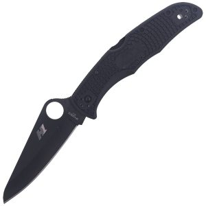 Nóż składany Spyderco Pacific Salt 2 Black Blade Plain (C91PBBK2)-1