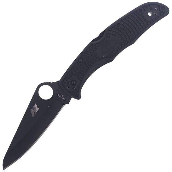 Nóż składany Spyderco Pacific Salt 2 Black Blade Plain (C91PBBK2)-2